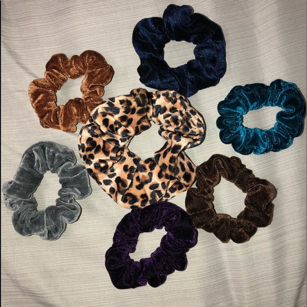 Bundle of Velvet Scrunchies